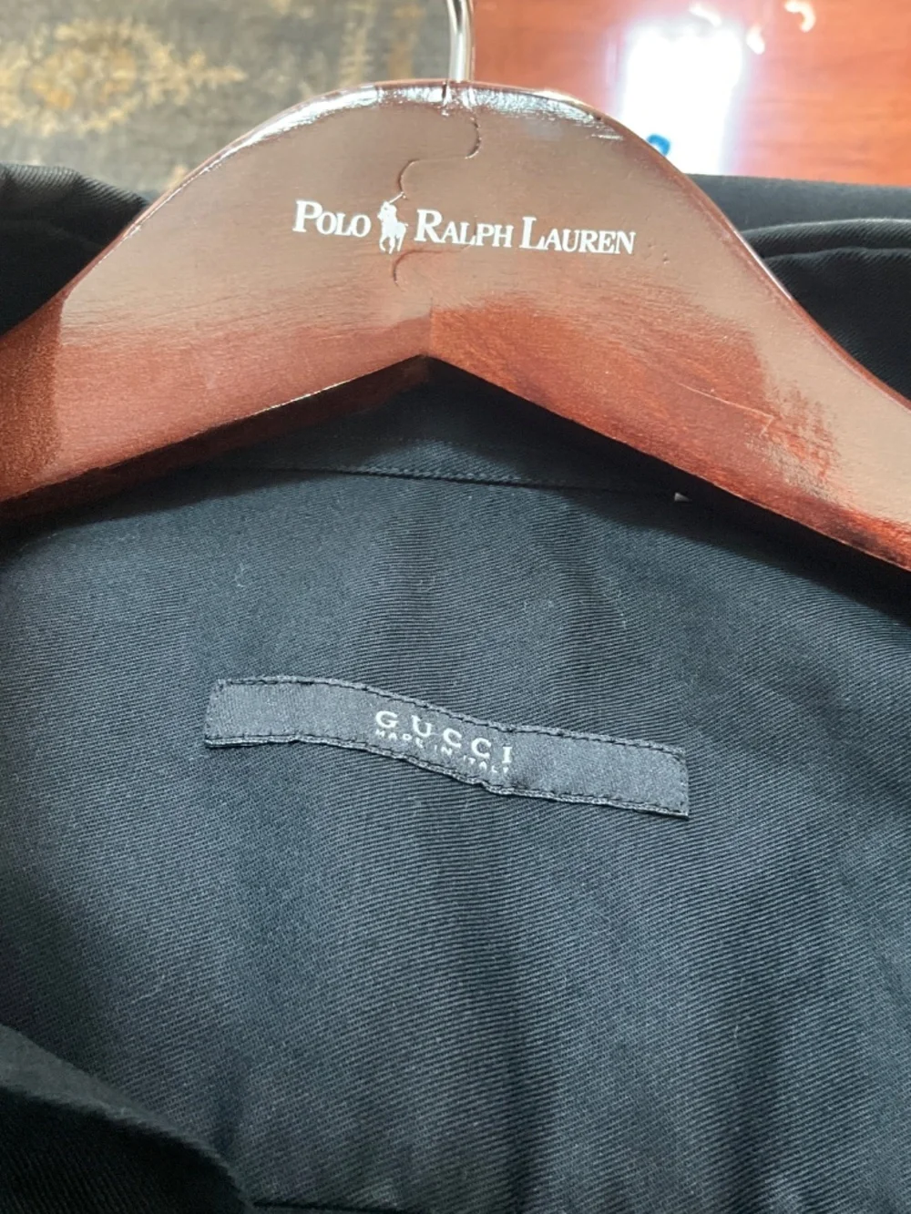 Gucci Black Collared shirt